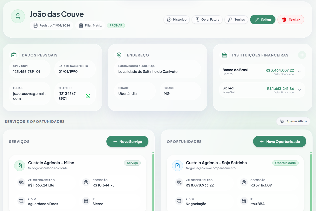 Print 03 — Gestão de Clientes